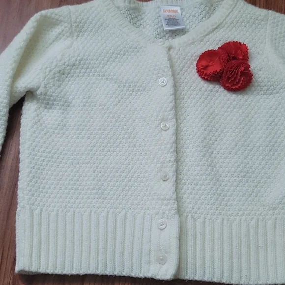 Holiday Sweater Button Down Sweater Acrylic XS 4 - Picture 5 of 6